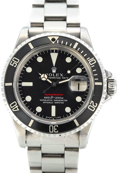 rolex submariner single red